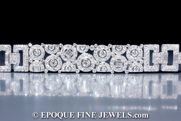   Cartier - A magnificent Art Deco diamond bracelet | MasterArt
